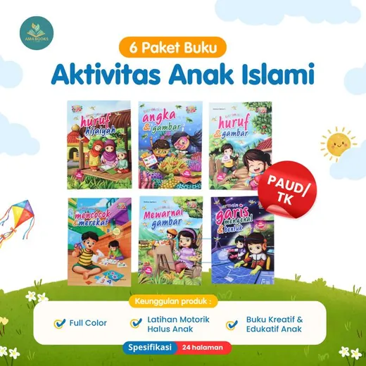 6 Buku Aktivitas Anak Islami