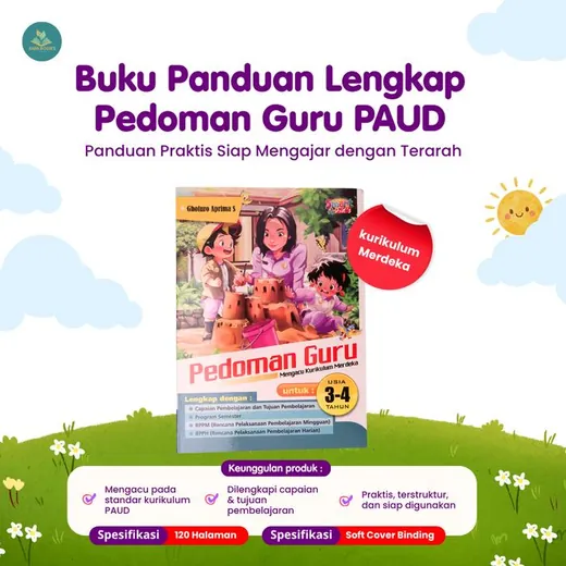 Pedoman Guru PAUD Usia 3–4 Tahun