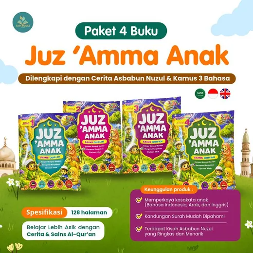 4 Buku Juz ‘Amma Anak